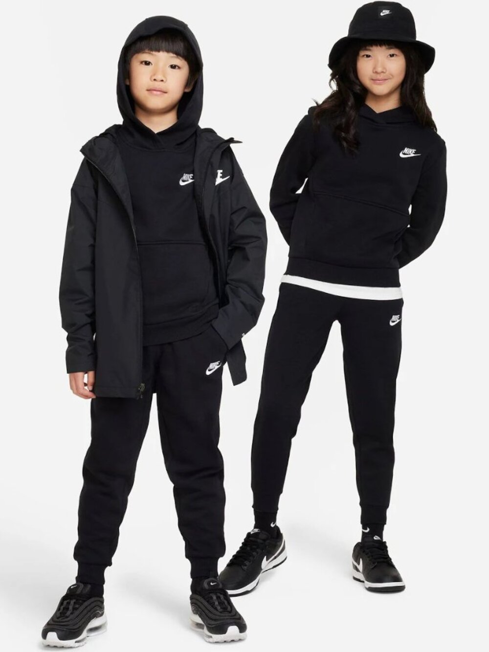 Nike Club Fleece PO Hoody - Black